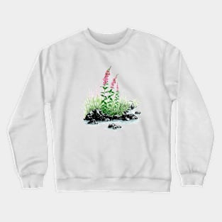 October 11th birthday flower Crewneck Sweatshirt